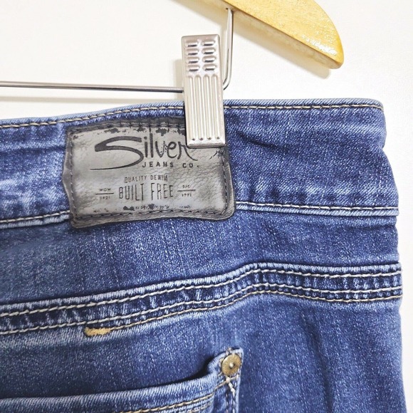 SILVER SUKI SURPLUS WOMEN’S DENIM PLUS SIZE JEANS SIZE 22 (40X27) ANKLE SLIM - Picture 7 of 10